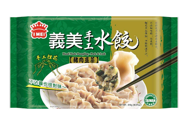 義美-手工餃-豬肉韭菜-12包/箱