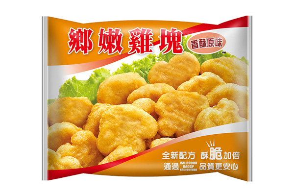 大成-鄉嫩雞塊原味-700g-12包/箱