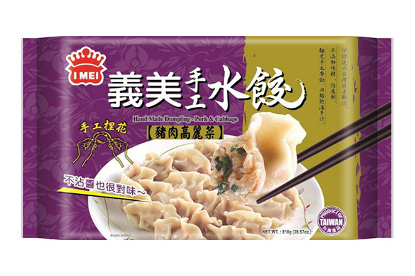義美-手工餃-豬肉高麗菜-12包/箱